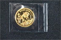 1990 PF 1/10 OZ Gold Panda