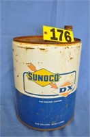 Sunoco / DX 5-gal. advertising can