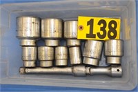 Proto 3/4" SAE sockets from 1 1/2" up-to 2 1/8",
