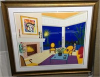 FAUNCH "INTERIOR WITH LIBERTY" SERIGRAPH