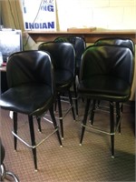 5- bar height chairs, black