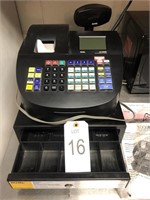 Royal cash register, Alpha 100ML, key, manual,