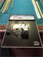 Coors Light lighted marker board 19" x 24"