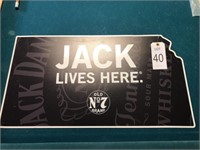 Jack Daniels advertising tin 29.5"  x 17"