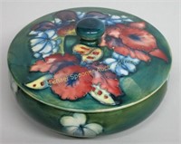 MOORCROFT ORCHID COVERED BOWL