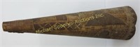 19TH CENTURY FIRST NATIONS BARK MOOSE CALLING HORN
