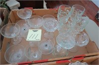 BOX LOT OF QUALITY GLASSES AND SHERBERTS