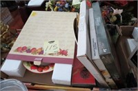 BOX LOT SERVING PLATTERS AND PLATES