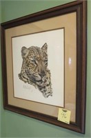 GUY COHELEACH LEOPARD SIGNED