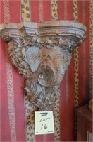 ELEPHANT WALL SCONCE CARVED GREAT DETAIL