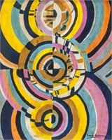 SONIA DELAUNAY French 1885-1979 OOC Abstract