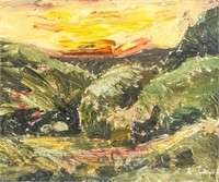 FRANKLIN WHITE Australian 1892-1975 Oil Landscape