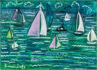 RAOUL DUFY French 1877-1953 Gouache on Paper