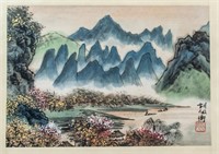 HU PEIHENG Chinese 1892-1965 Watercolor Booklet