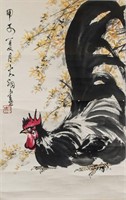 CHEN DAYU Chinese 1912-2001 Watercolor Rooster