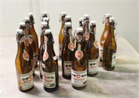 Approx (18) Henninger Export-Bier Bottles