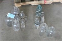 Assorted Jars & Milk Bottles