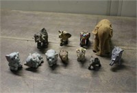 (11) Assorted Elephant Figurines