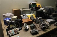 Vintage Cameras, Approx (40) & (4) Movie Projector