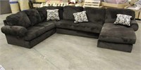 L-Shape Sectional Couch w/Pillows, Freight Damage