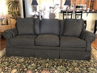 Custom upholstered Sofa, with luxury fabric