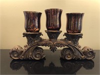 Ornate center piece candle holder