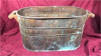 Vintage Oval Copper Wash Tub/boiler