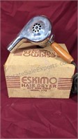 Vintage Eskimo hair dryer model 775