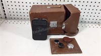 Old Kodak camera lenses and bag