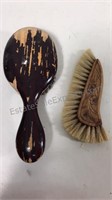 Hair and mustache brushes
