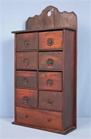 9 Drawer Hanging Spice Cabinet