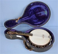 A Circa 1920's Gibson Banjo Mandolin w/ Case