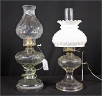 Two Electric Oil Lamps