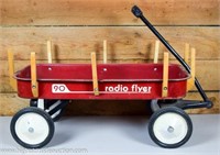 Vintage Radio Flyer 90 Red Metal Wagon