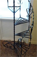 Wrought Iron Stair Plant Stand