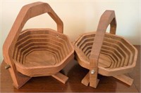 Collapsible Wood  Baskets