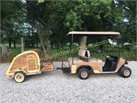 Golf Cart & Trailer