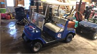 Buffalo Bills Painted Gas Yamaha Golf Cart