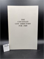 The Cincinatti City Directory for 1825
