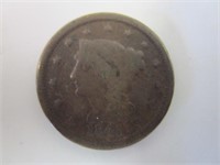 1845 Large One Cent