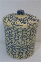 Sponge Ware Jar; Roseville,  Ohio