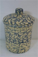 Sponge Ware Jar; Roseville, Ohio