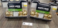 Safelock by Weiser hall and closet 2 x money