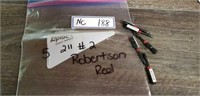 2"  #2 Robertson bits red