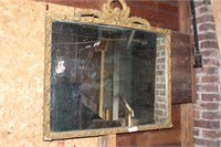 GOLD COLORED FRAMED MIRROR