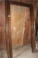 2 WOODEN DOOR FRAMES 3'11" x 8'