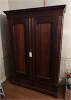 Victorian Walnut two door over two drawer