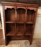 Fruitwood bookcase top 48”