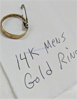 14k Gold Men's Ring