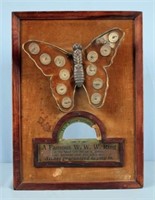 Birthstone Ring Display Case with Butterfly